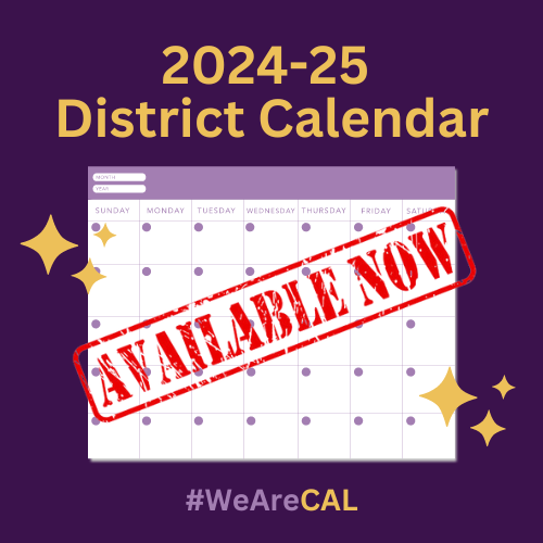 2024/25 District Calendar