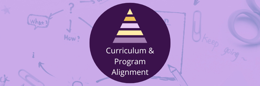 Curriculum & Program Alignment Header