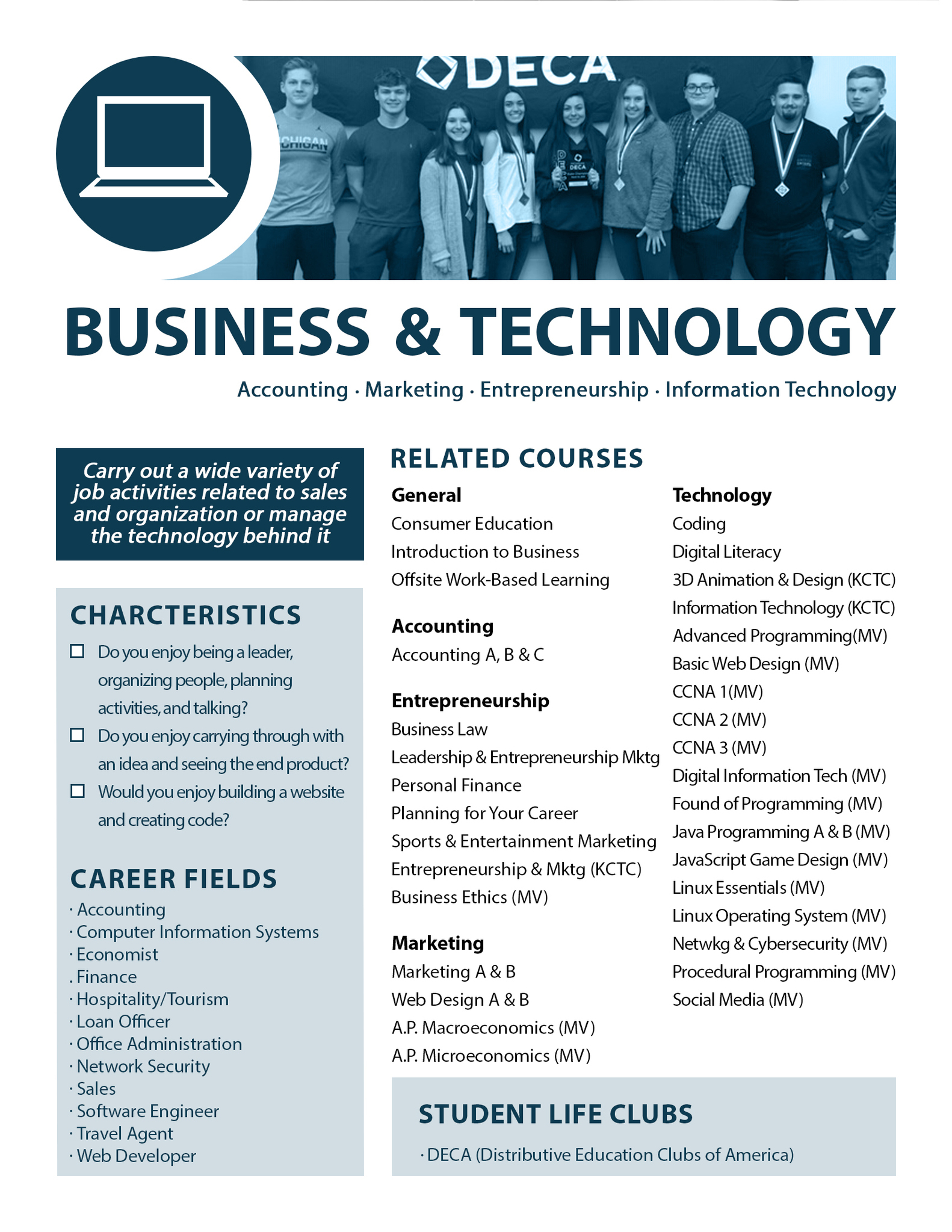 Business & Technology Pathway