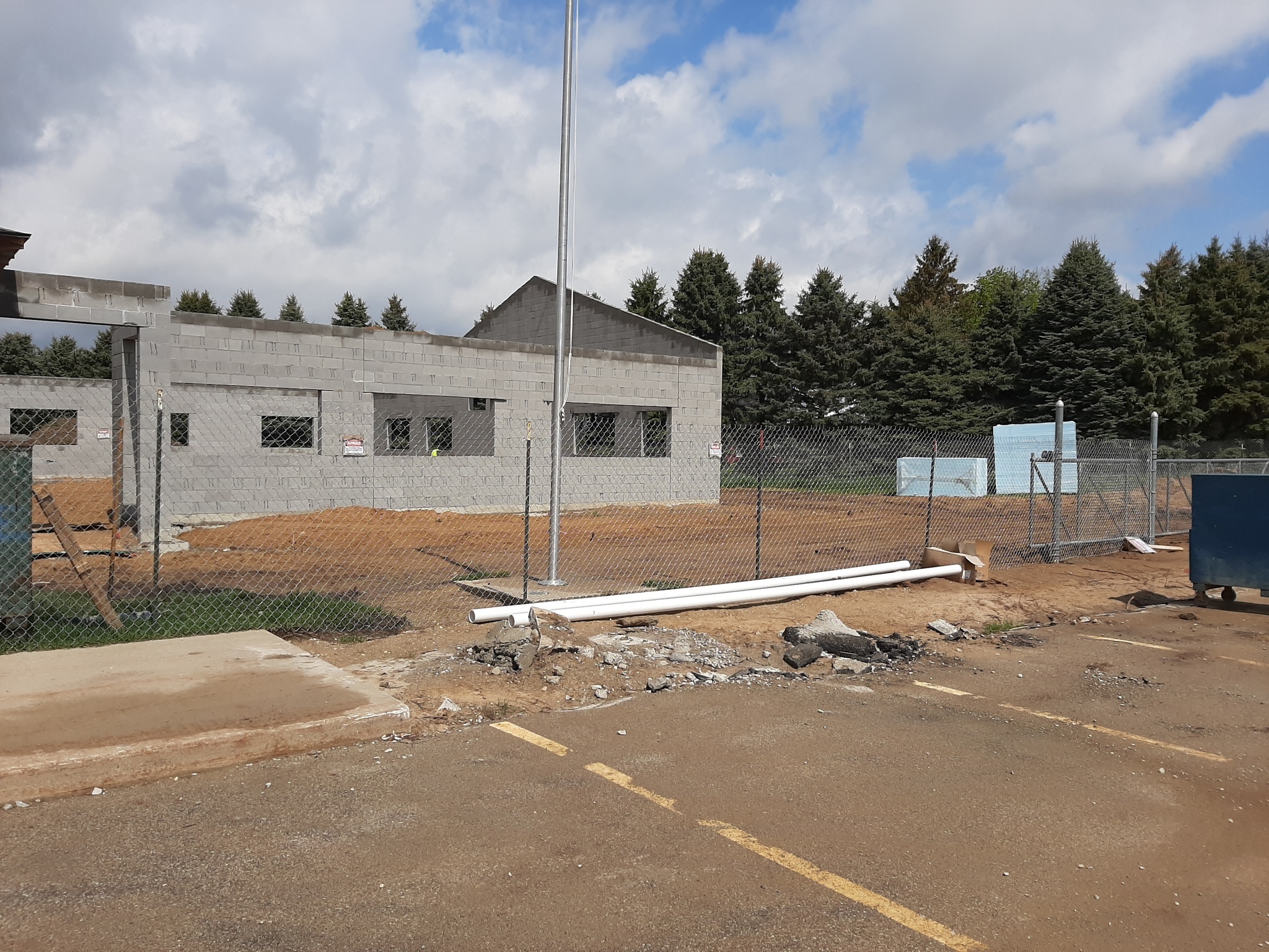 Administration Building Construction