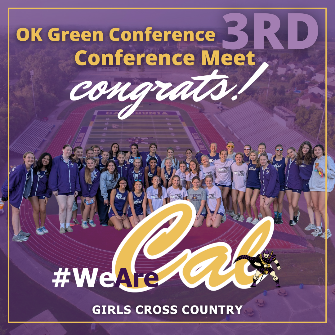 Girls Cross Country 3rd in Conference