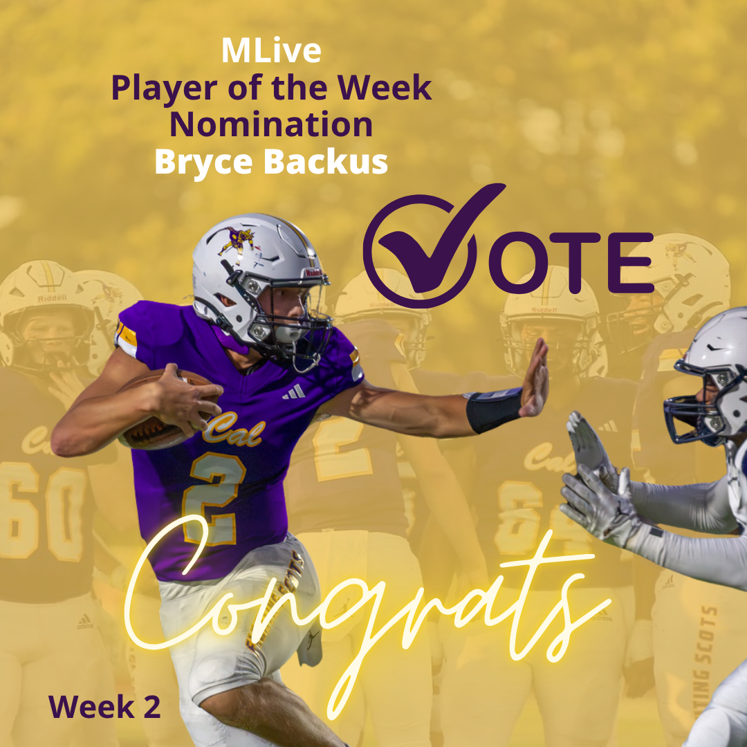 MLive Athlete of the Week Nomination - Bryce Backus