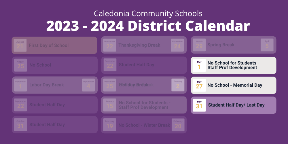 District Calendar