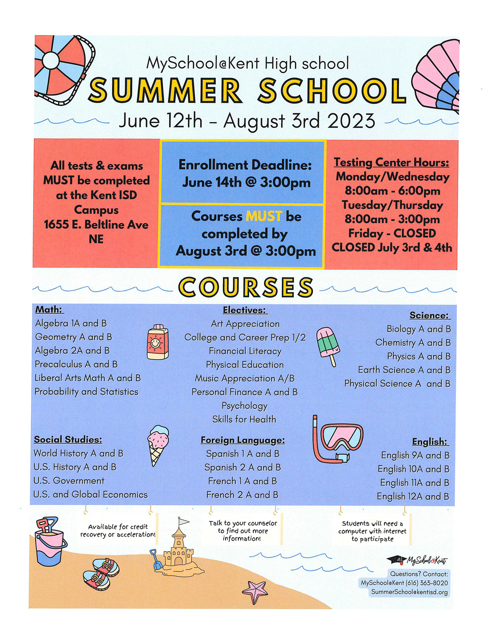 MS@K Summer School Flyer