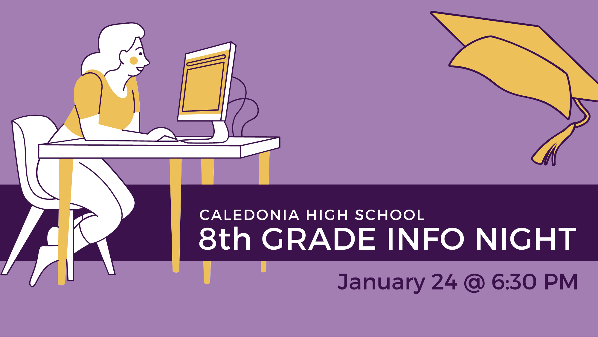 8th Grade Info Night Graphic
