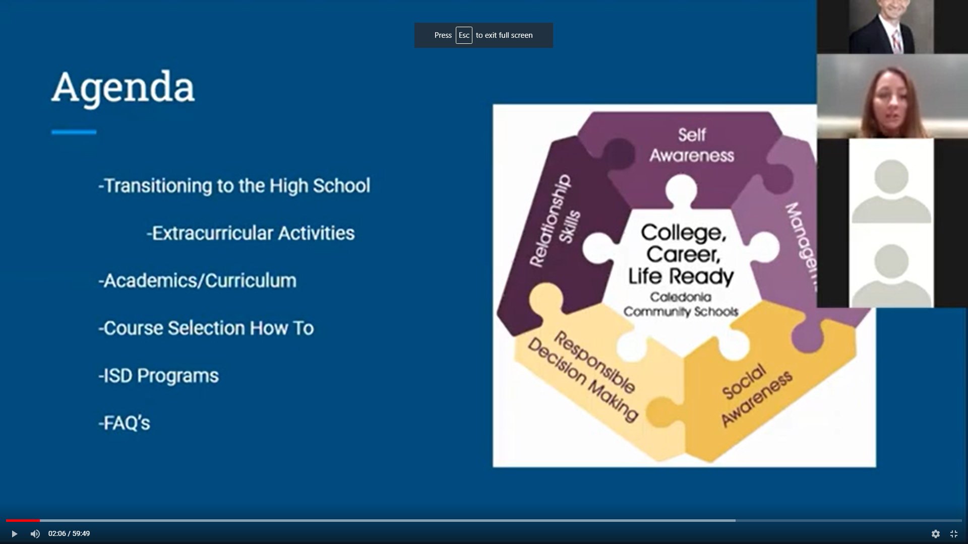 8th Grade Info Night Thumbnail