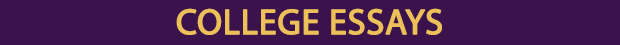 Link to College Essays page