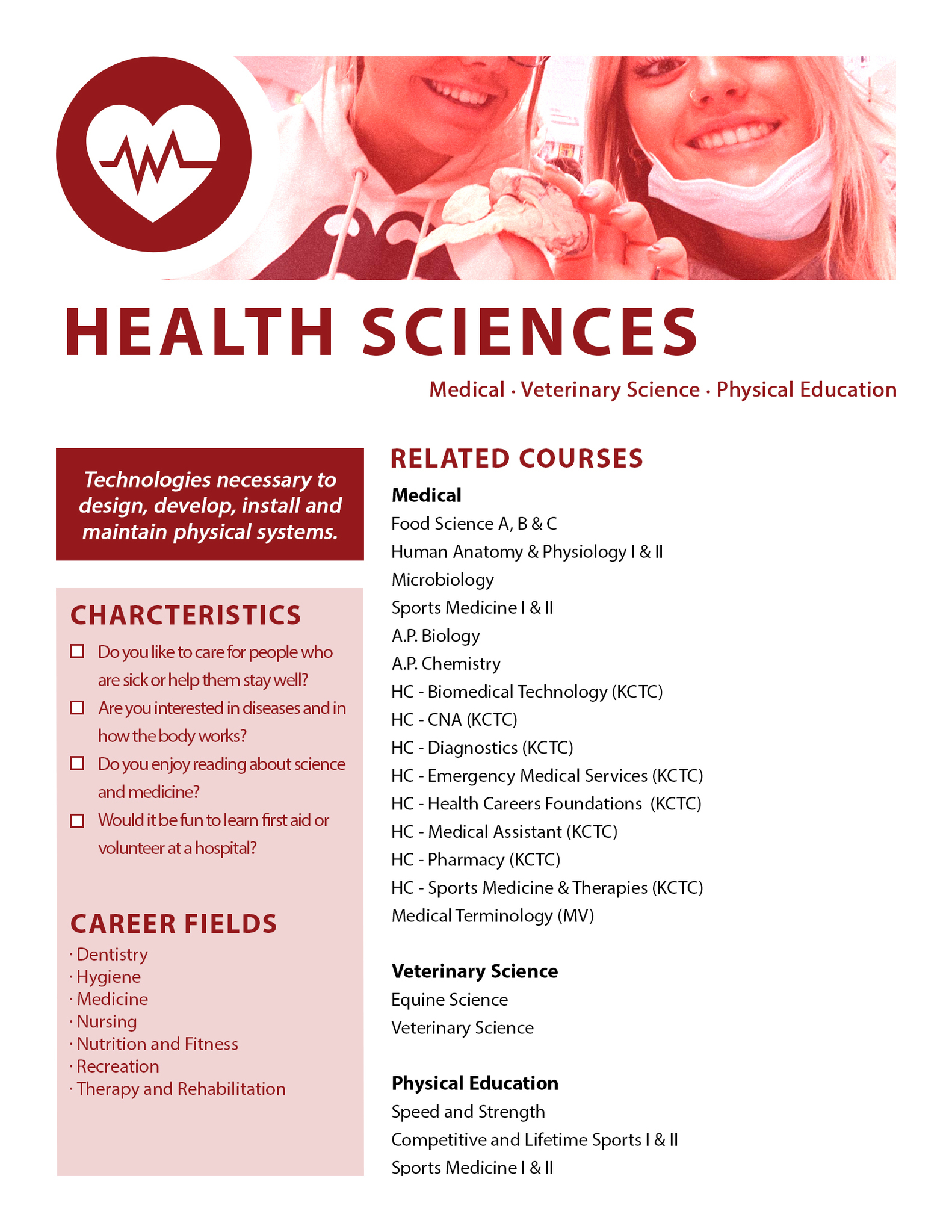 Health Sciences Pathway